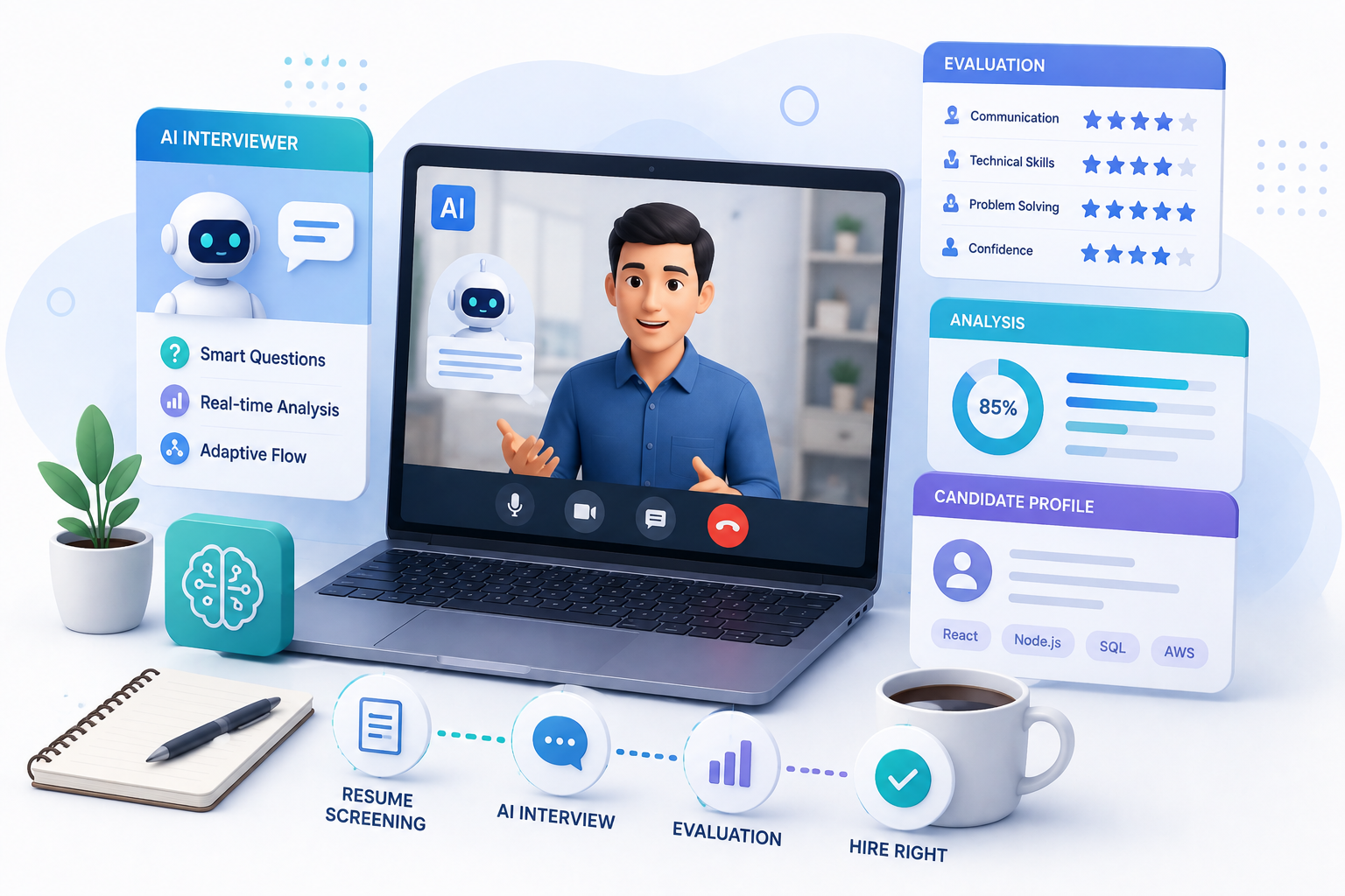 AI Interviewer product screenshot