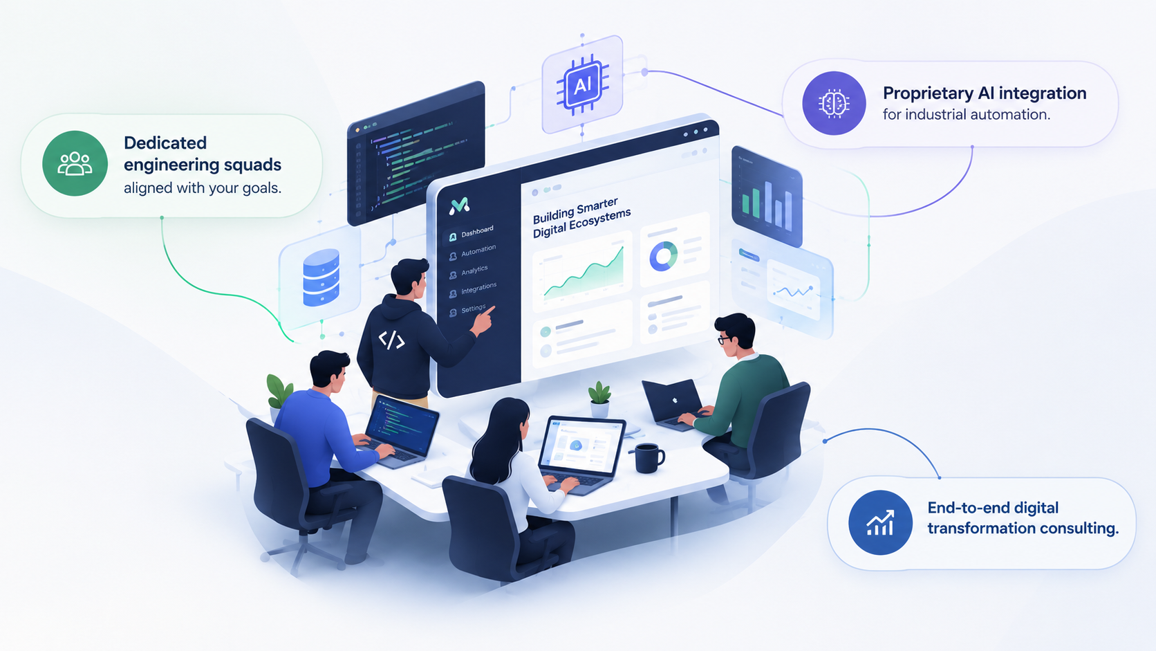 Mulsetu team collaborating on software and digital product delivery